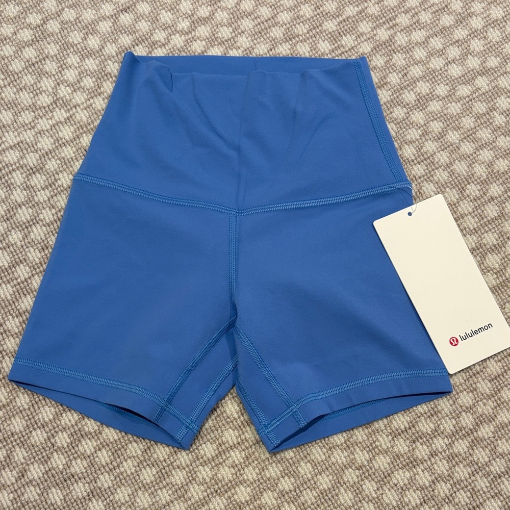 lululemon athletica Azure Blue Workout Shorts